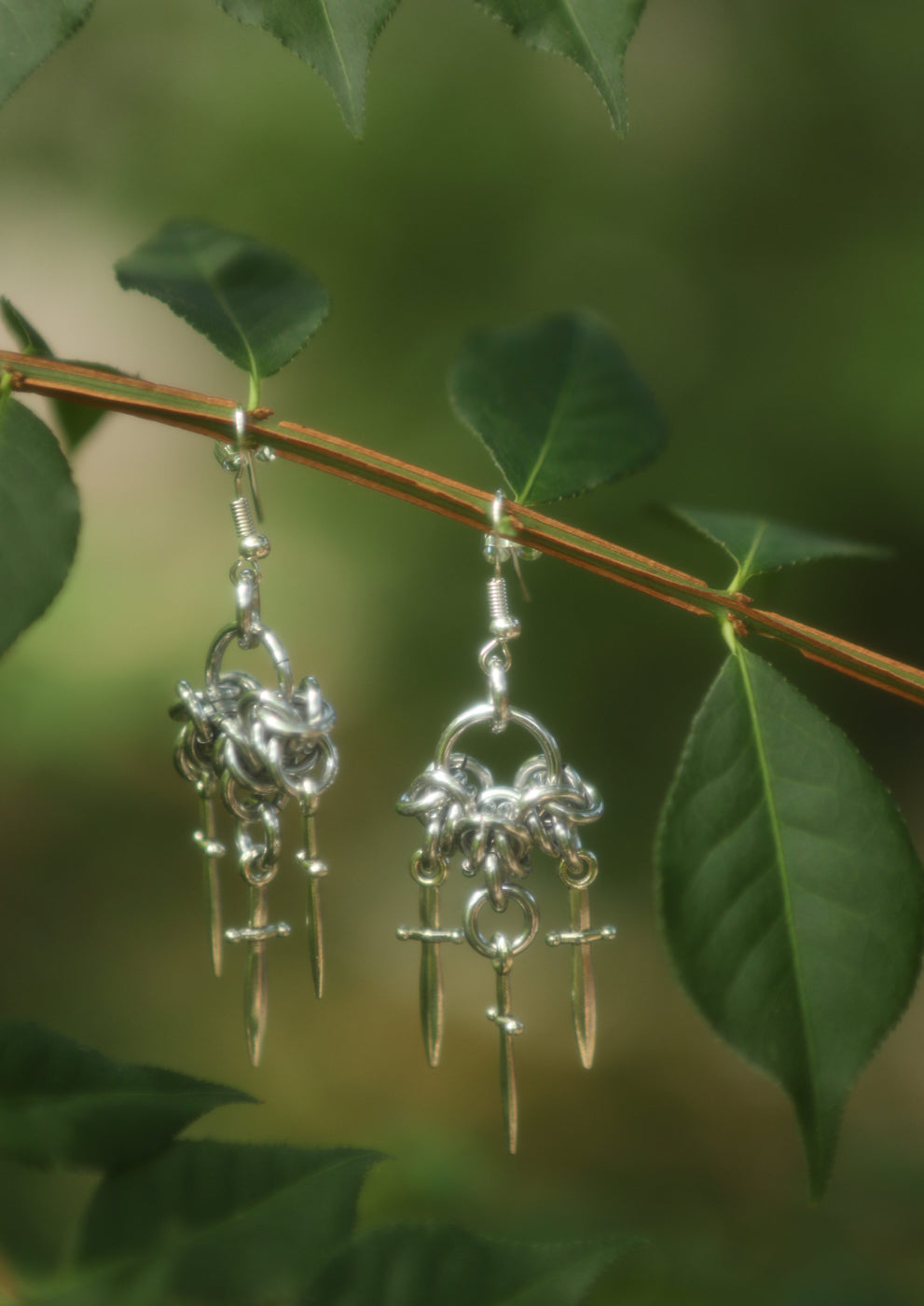 Chandelier Sword earrings