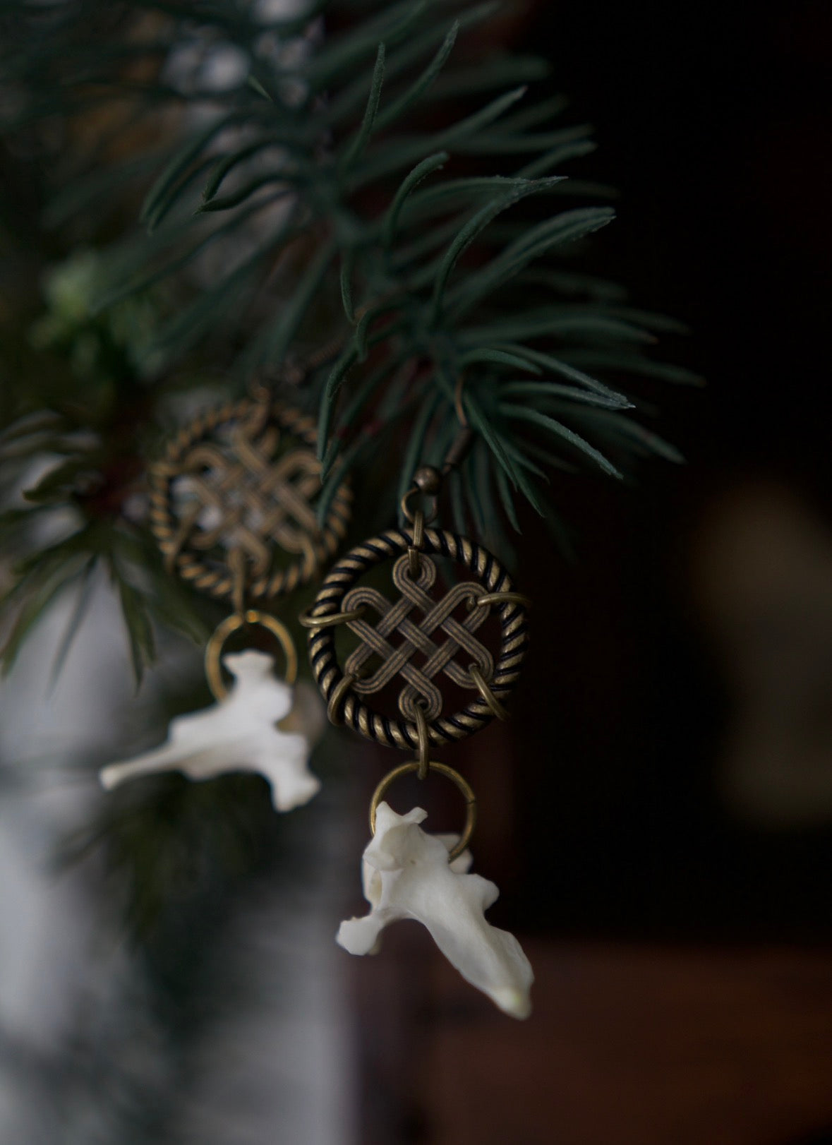 Bronze Bone earrings