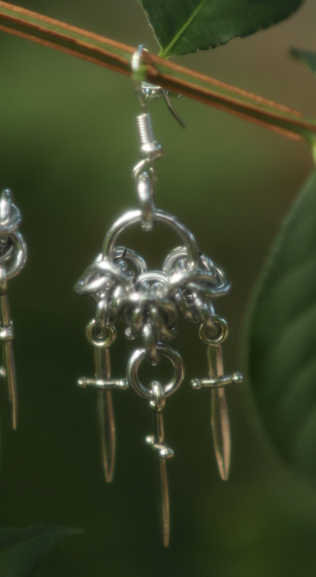 Chandelier Sword earrings