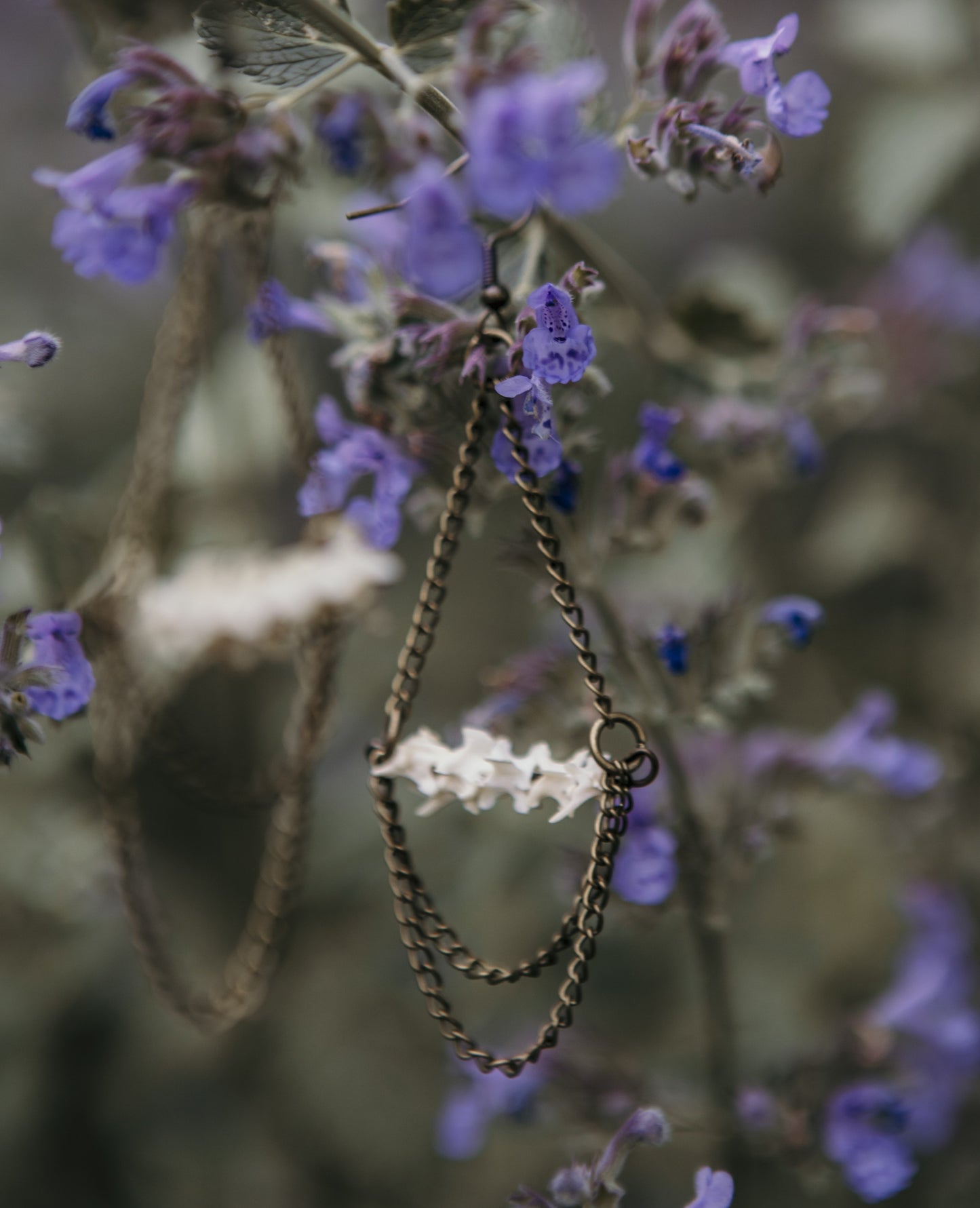 Snake Vertebrae Statement Earrings