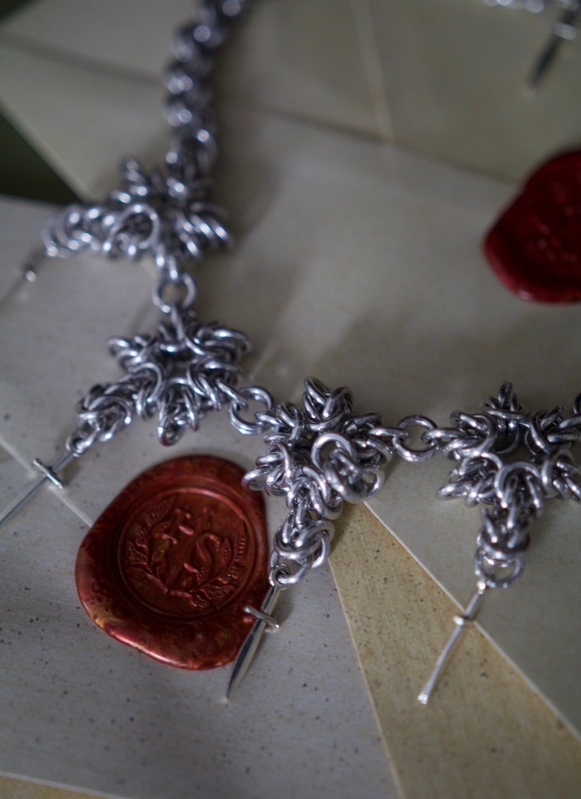 One of a kind Sword Star Necklace