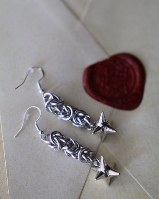 Flail earrings
